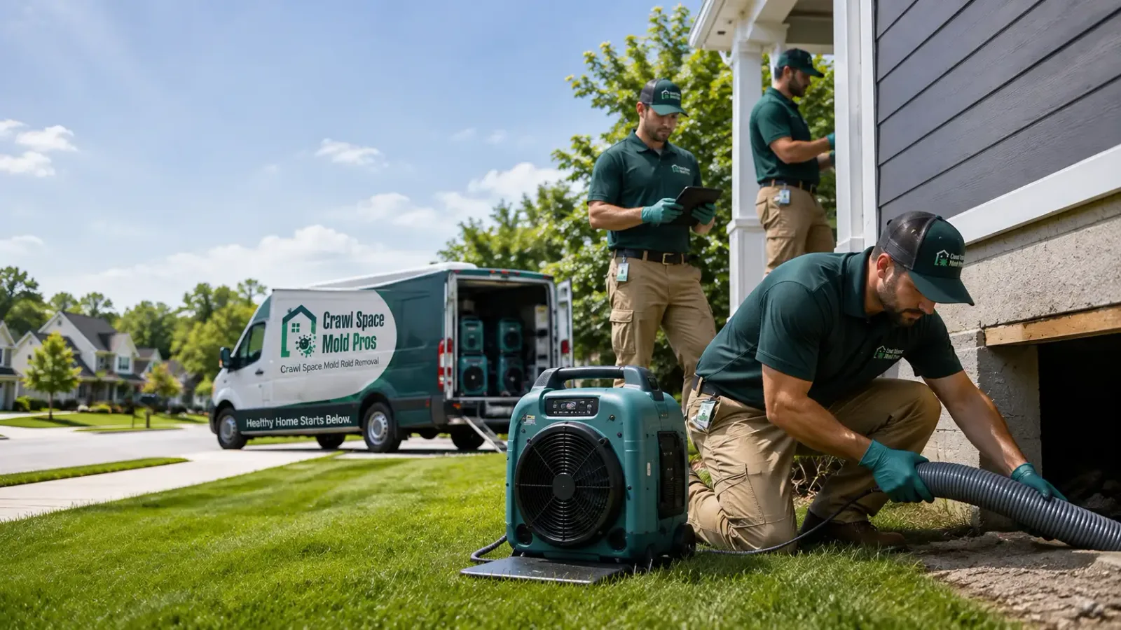 Crawl Space Mold Removal in Marion, CT